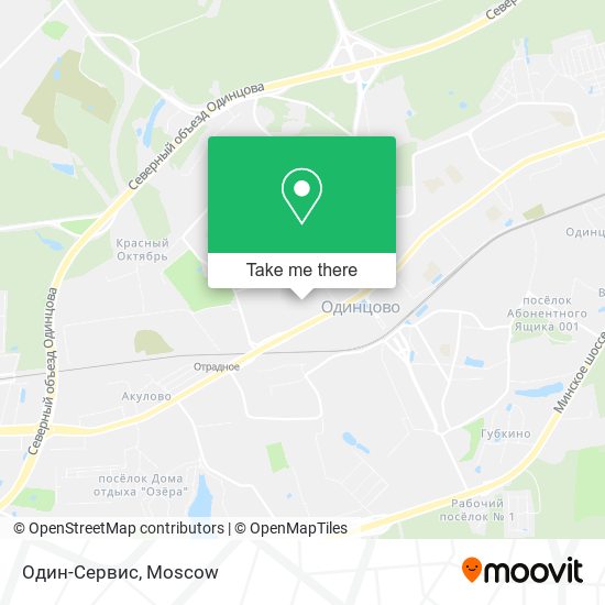 Один-Сервис map