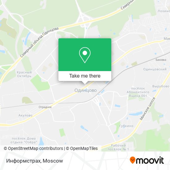 Информстрах map
