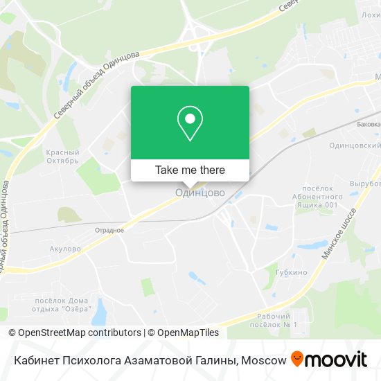 Кабинет Психолога Азаматовой Галины map