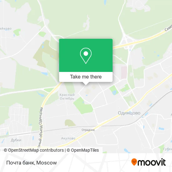 Почта банк map
