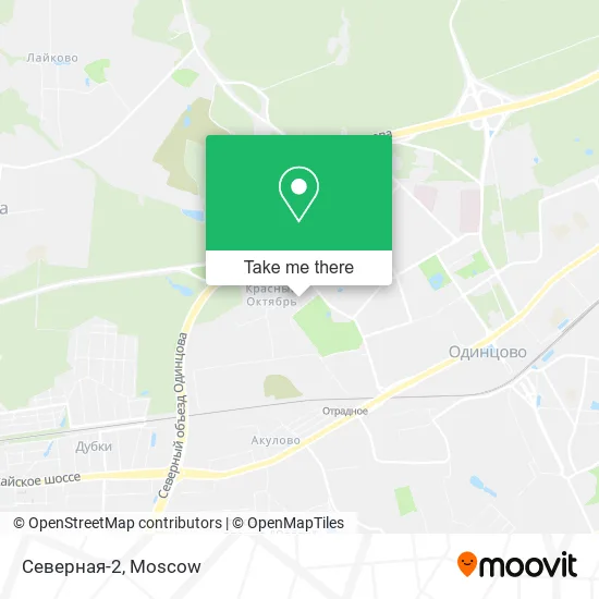 Северная-2 map