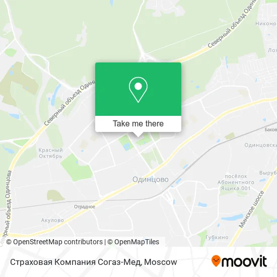 Страховая Компания Согаз-Мед map