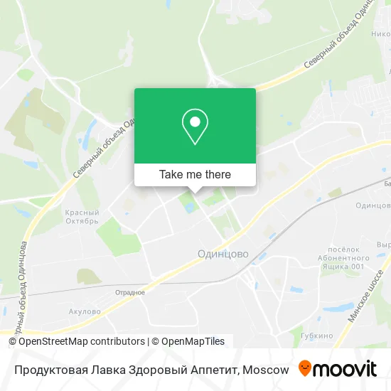 Продуктовая Лавка Здоровый Аппетит map