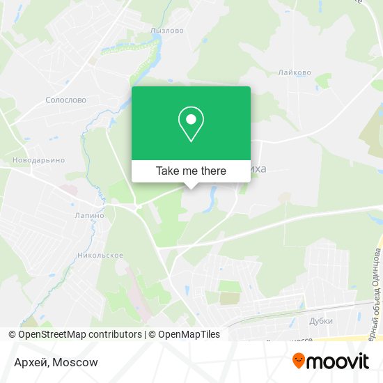 Архей map