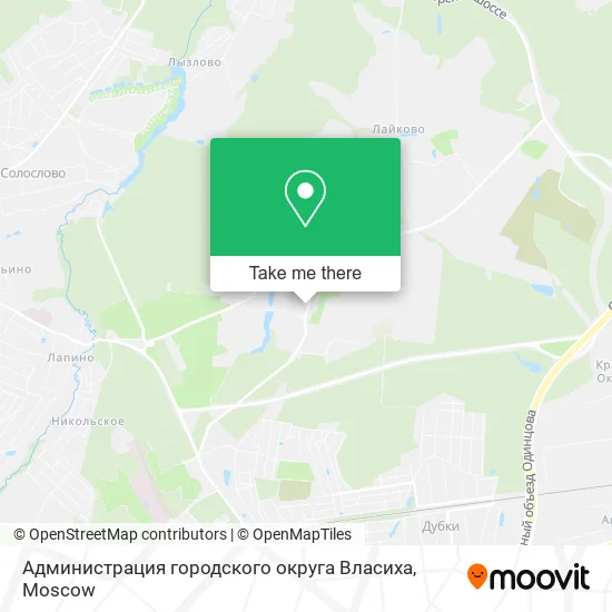 Администрация городского округа Власиха map