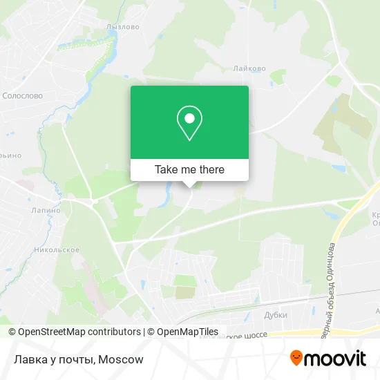 Лавка у почты map