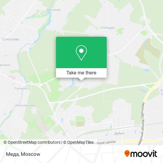 Меда map