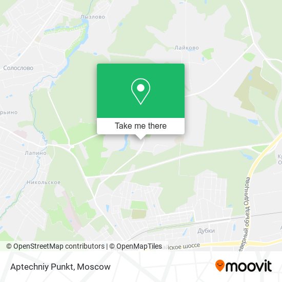 Aptechniy Punkt map