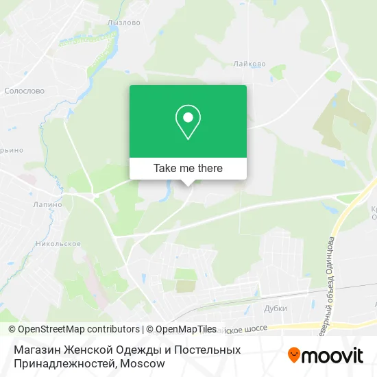 Магазин Женской Одежды и Постельных Принадлежностей map