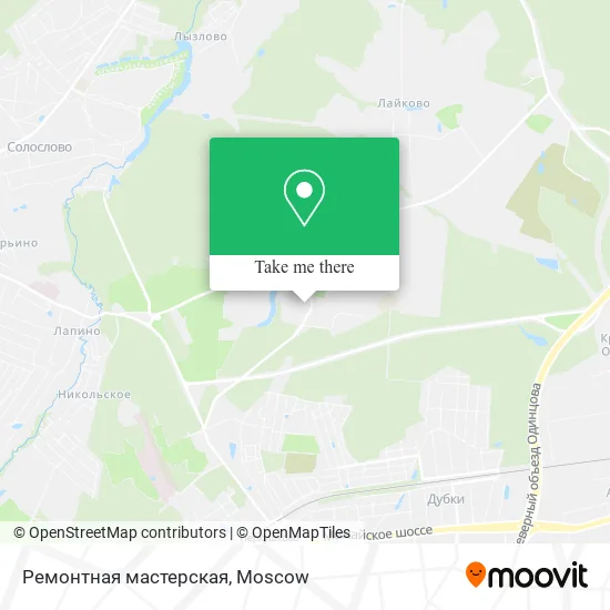 Ремонтная мастерская map