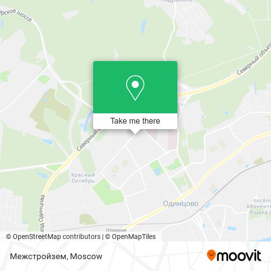 Межстройзем map