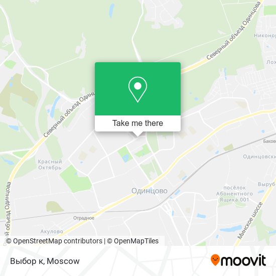 Выбор к map