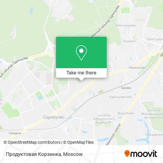 Продуктовая Корзинка map