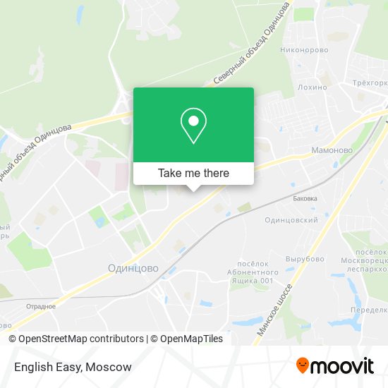 English Easy map