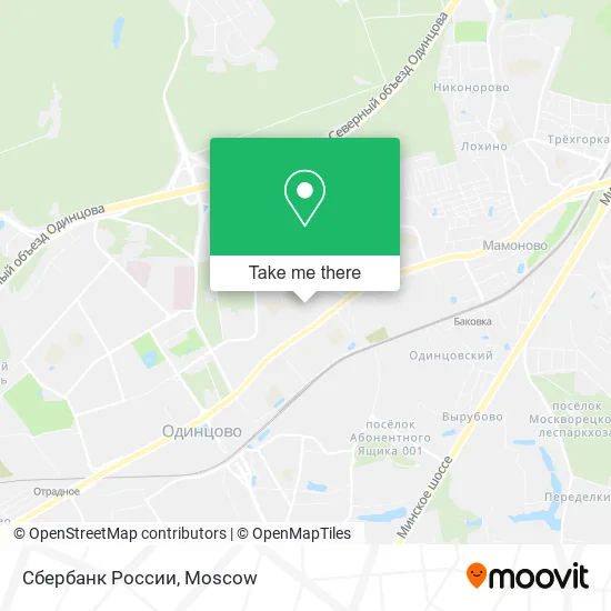 Сбербанк России map