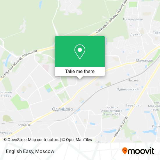 English Easy map