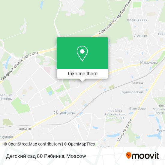 Детский сад 80 Рябинка map