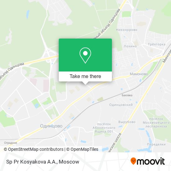 Sp Pr Kosyakova A.A. map