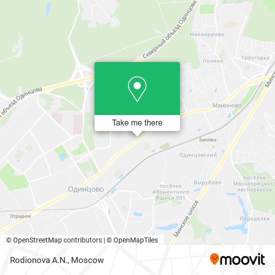 Rodionova A.N. map