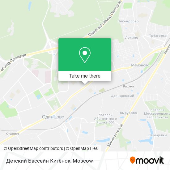 Детский Бассейн Китёнок map