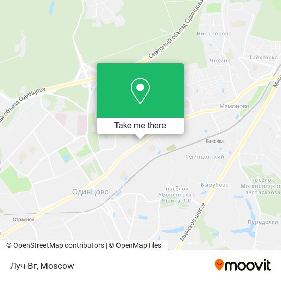 Луч-Вг map