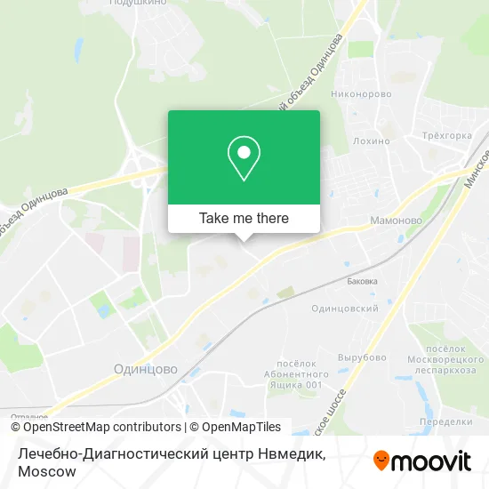 Лечебно-Диагностический центр Нвмедик map