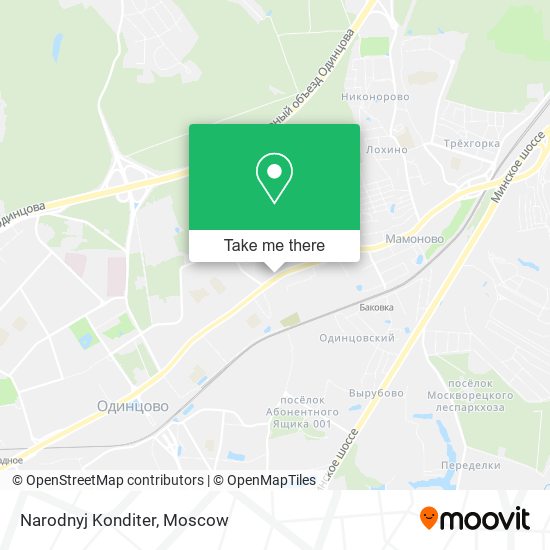 Narodnyj Konditer map