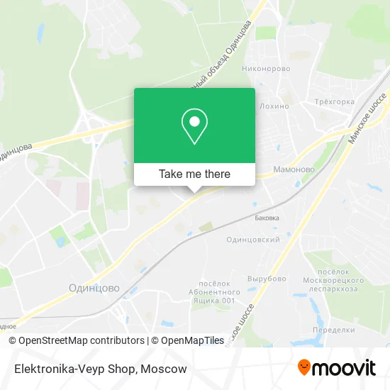 Elektronika-Veyp Shop map