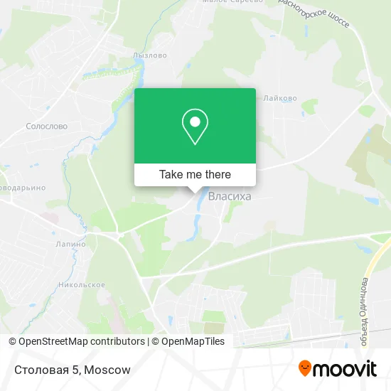 Столовая 5 map