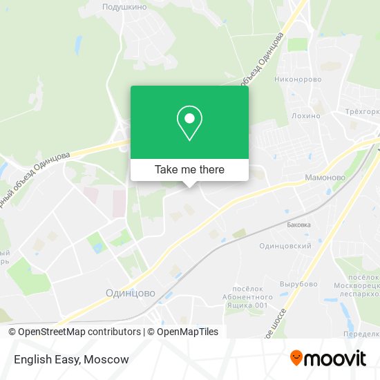 English Easy map