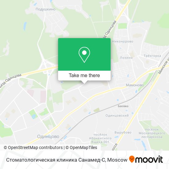 Стоматологическая клиника Санамед-С map