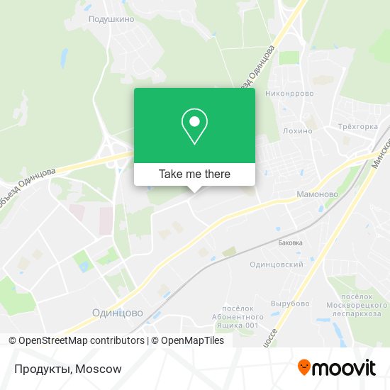 Продукты map