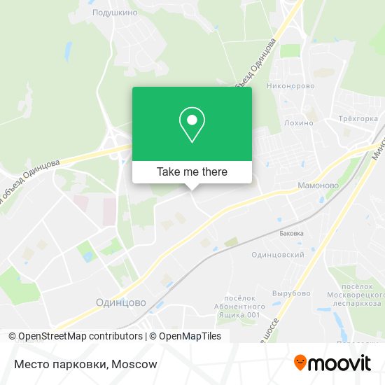 Место парковки map