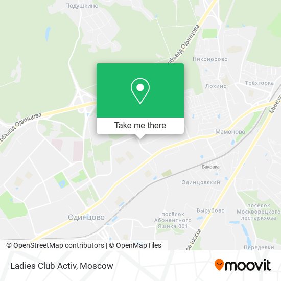 Ladies Club Activ map