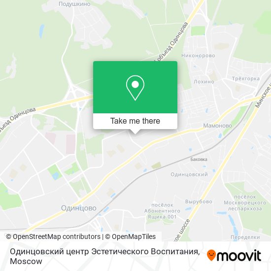 Одинцовский центр Эстетического Воспитания map