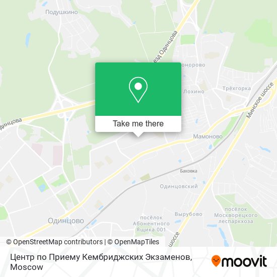 Центр по Приему Кембриджских Экзаменов map