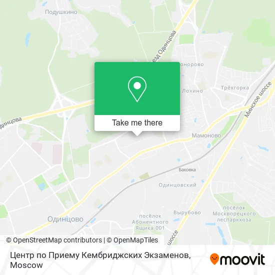 Центр по Приему Кембриджских Экзаменов map