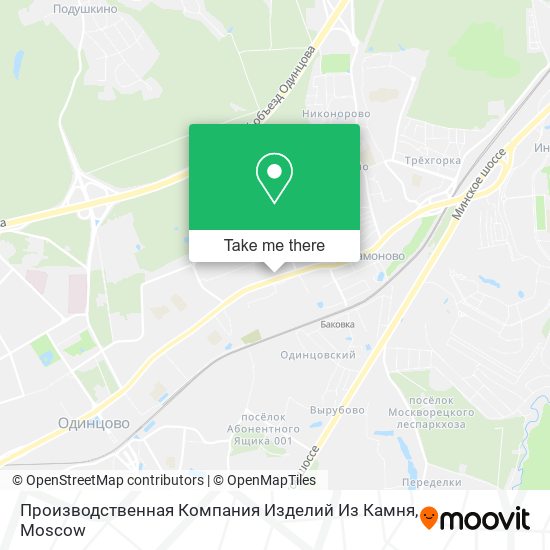 Производственная Компания Изделий Из Камня map