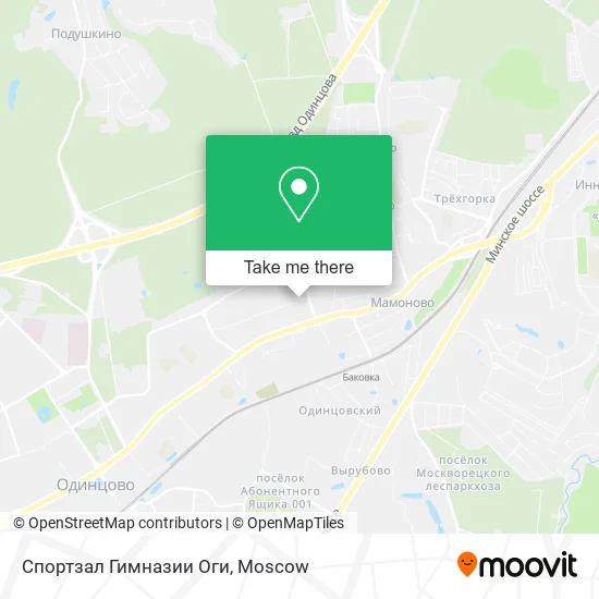 Спортзал Гимназии Оги map