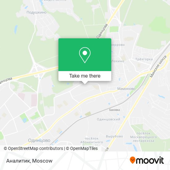 Аналитик map