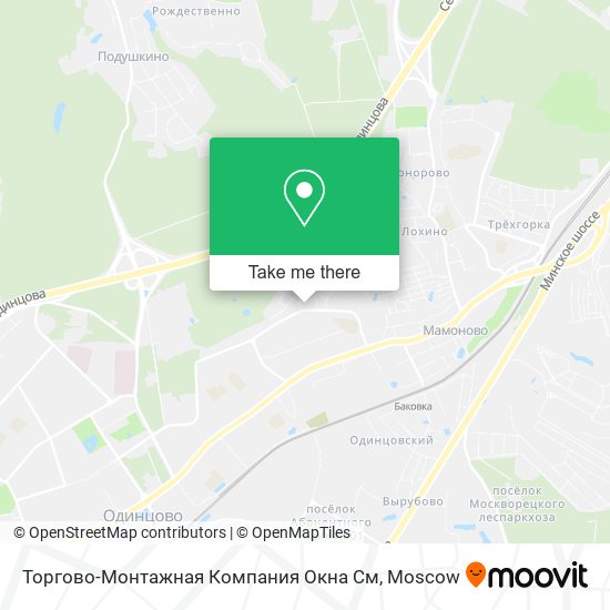 Торгово-Монтажная Компания Окна См map