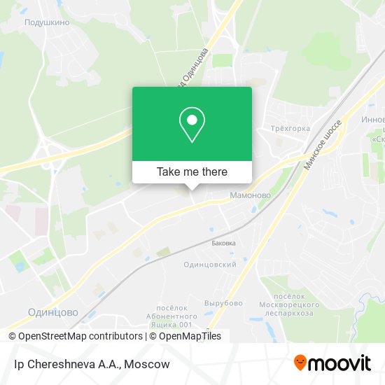 Ip Chereshneva A.A. map