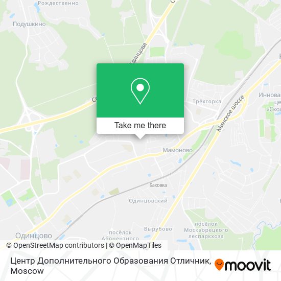 Центр Дополнительного Образования Отличник map