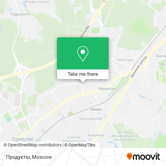 Продукты map