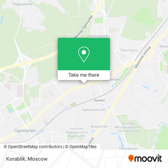 Korablik map