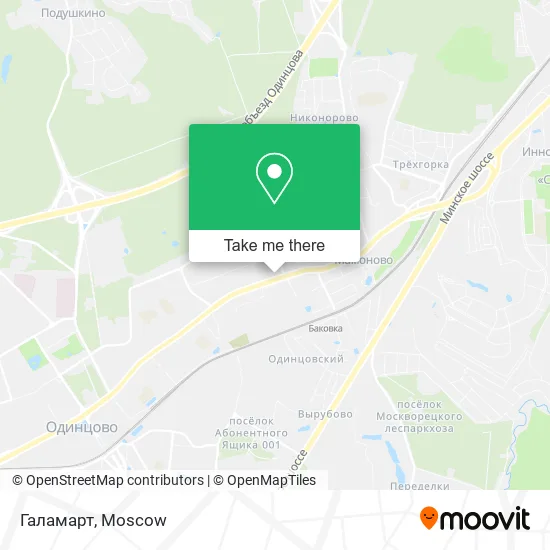 Галамарт map