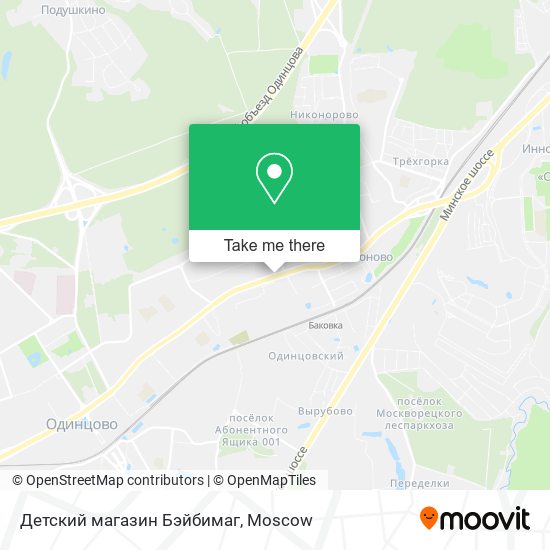 Детский магазин Бэйбимаг map