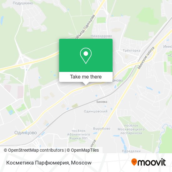 Косметика Парфюмерия map