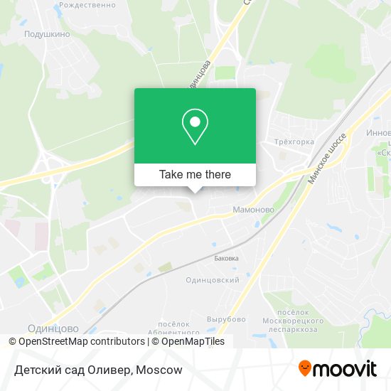 Детский сад Оливер map