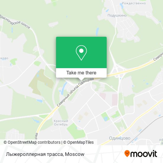 Лыжероллерная трасса map